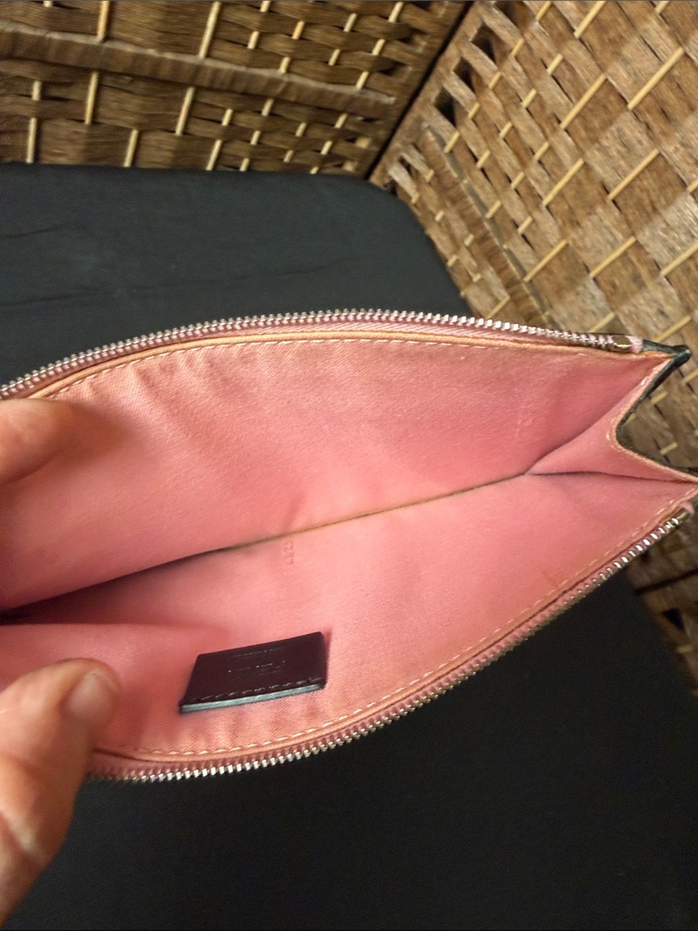 Fendi Monster Flat Pouch EUC - Picture 5 of 8
